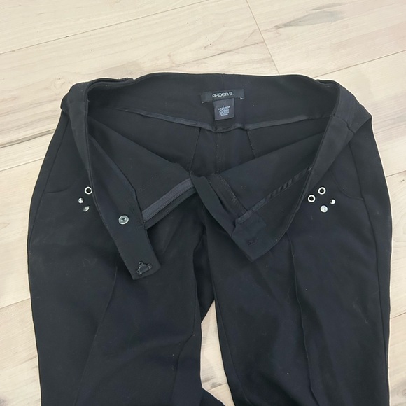 Arden B Pocket Studded Black Dress Pants Size 2 - Picture 9 of 16